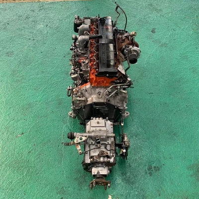 Isuzu 6HE1T Motor Diesel Usado 6 cilindros Injeção Direta Motor Automático