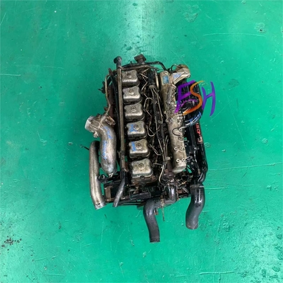 Motor diesel Mitsubishi 6D24T Turbo de 6 cilindros usado para veículos comerciais